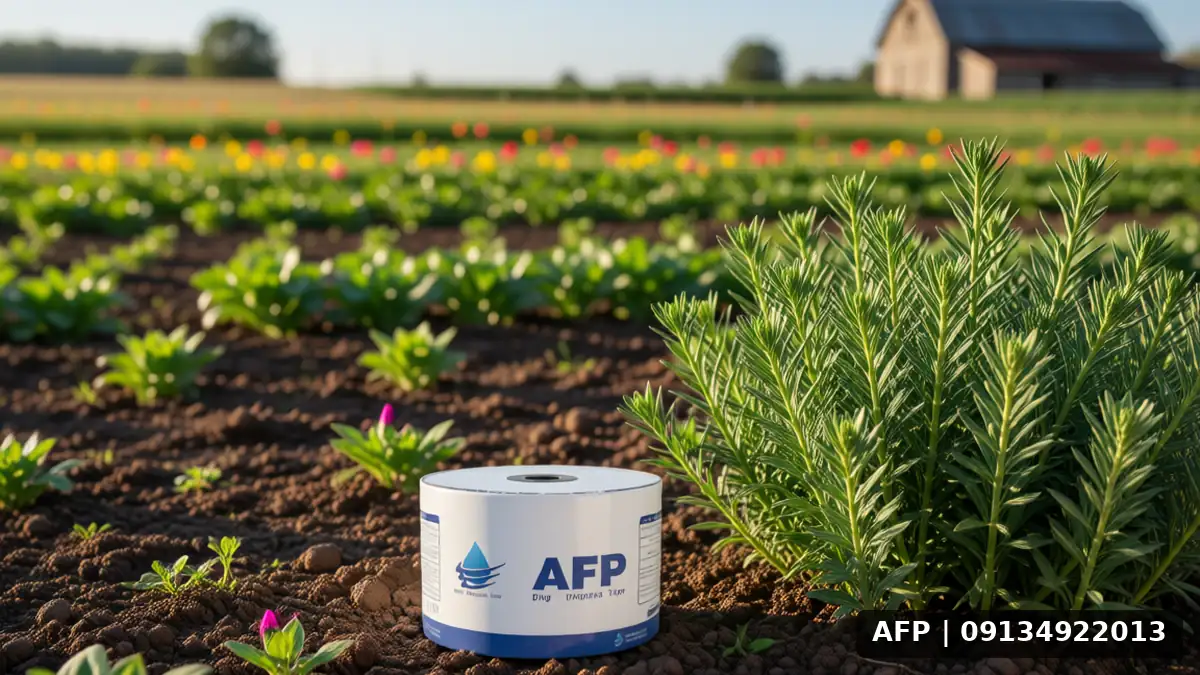 آبیاری گلخانه‌ای در کشت رزماری - نمای کلی