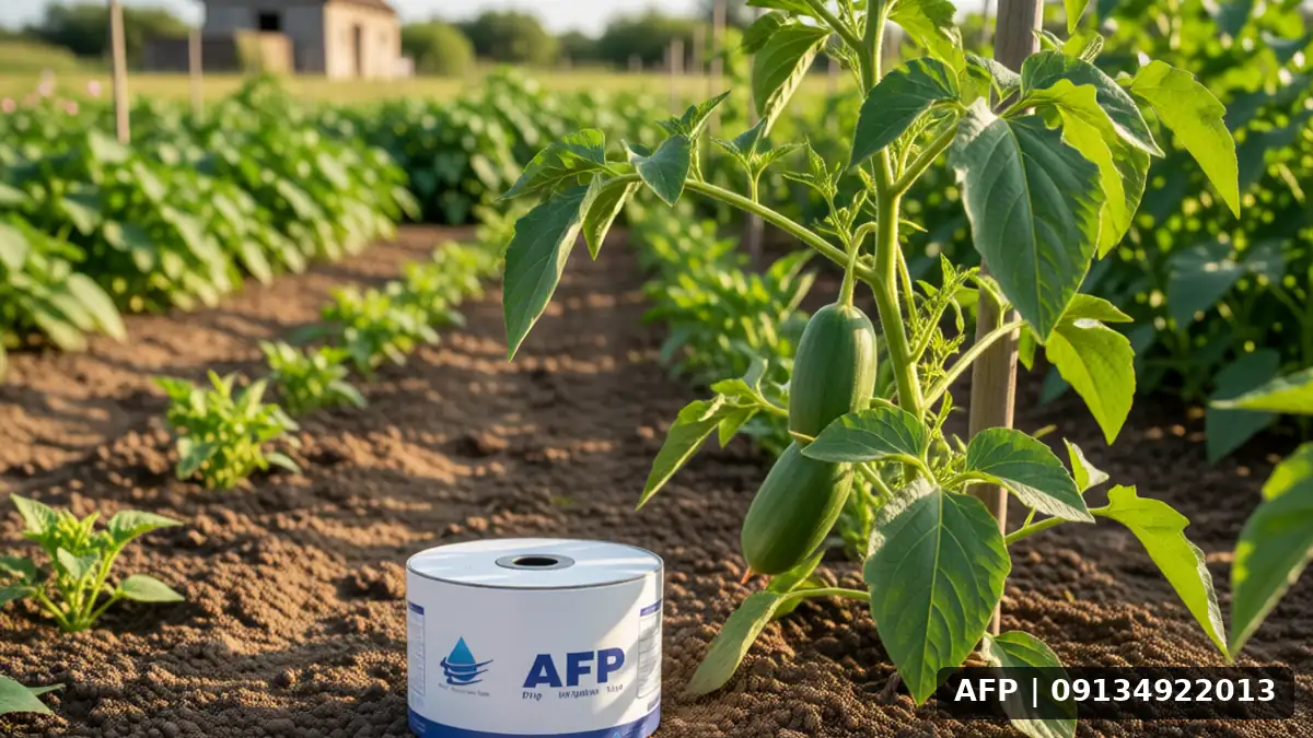 Tipe Drip Tape Spacing for Cucumber Cropping: Recommended Standards for Irrigation Efficiency 3 فاصله نوار تیپ در کشت خیار: استانداردهای توصیهشده - تصویر 2