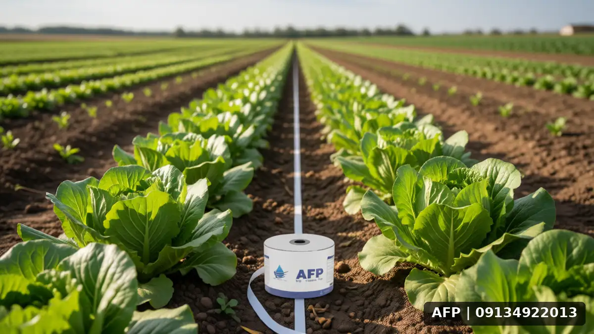 Drop Tape Spacing in Lettuce Farming: Recommended Standards 3 فاصله نوار تیپ در کشت کاهو: استانداردهای توصیهشده - تصویر 2