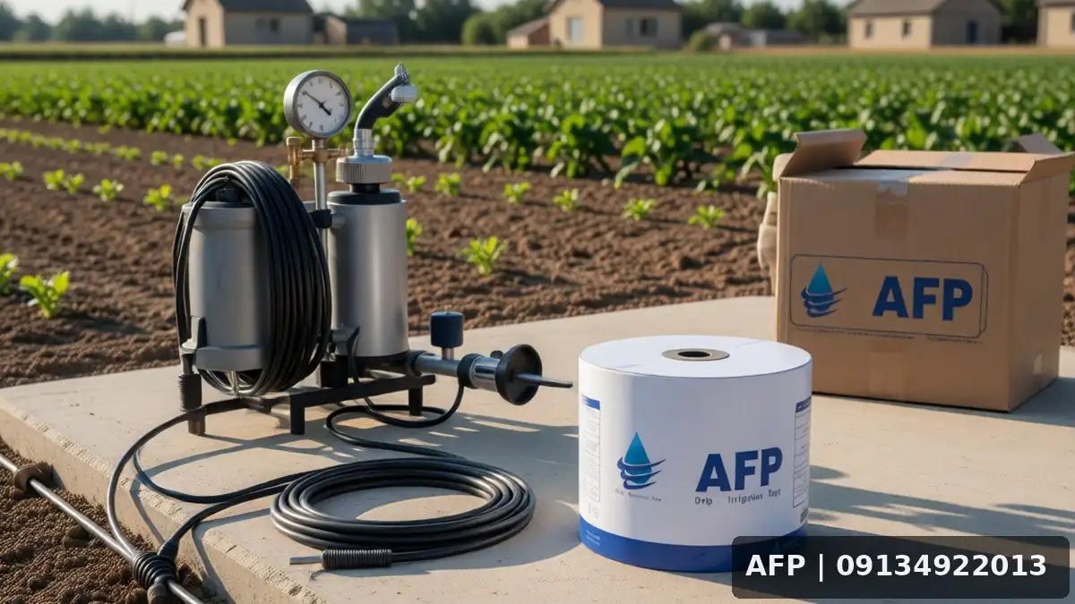 خرید نوار تیپ ۲۰ سانتی در خورزوق 3 فیلتر و تنظیم فشار سیستم آبیاری قطرهای در خورزوق